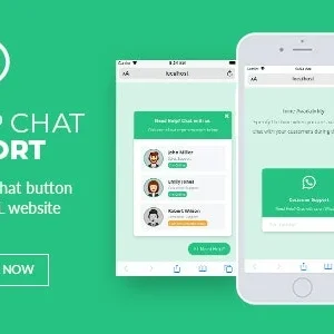 دانلود پلاگین جی کوئری WhatsApp Chat Support