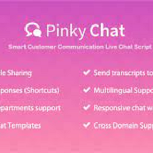دانلود اسکریپت Pinky Chat چت زنده PHP