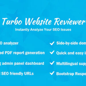 دانلود اسکریپت تجزیه و تحلیل عمیق سئو سایت Turbo Website Reviewer