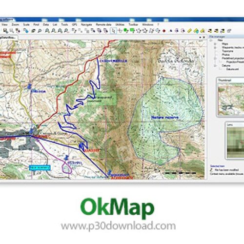 [نرم افزار] دانلود OkMap v17.7.3 x64 - نرم افزار نقشه برداری و تحلیل و نمایش داده های جی پی اس