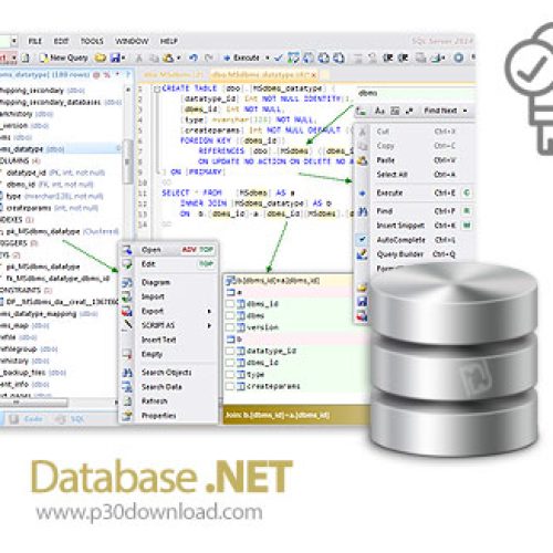 [نرم افزار] دانلود Database .NET v35.0.8401.1 x86/x64 Portable - نرم افزار ساخت و مدیریت دیتابیس پرتابل (بدون نیاز به نصب)