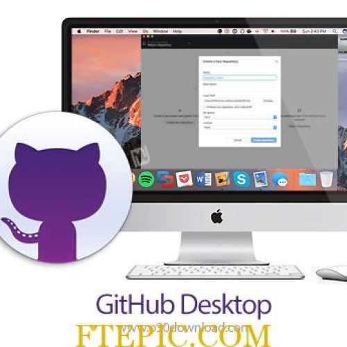 [مکینتاش] دانلود GitHub Desktop v3.1.3 MacOS - نرم افزار گیت هاب دسکتاپ برای مک