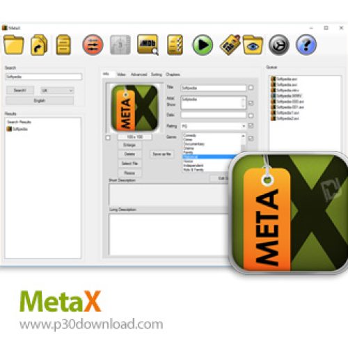 [نرم افزار] دانلود MetaX v2.85.0 - نرم افزار اضافه کردن و اصلاح تگ فایل های ویدئویی