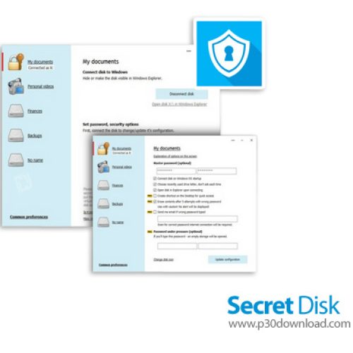 [نرم افزار] دانلود Secret Disk Pro v2022.14 - نرم افزار پنهان سازی فایل ها و پوشه های مهم