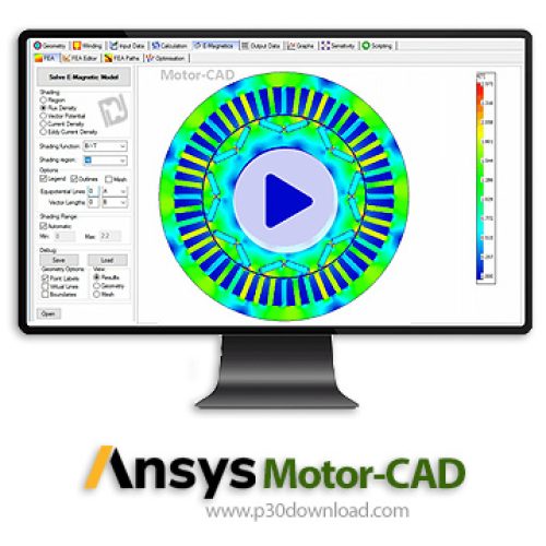 [نرم افزار] دانلود ANSYS Motor-CAD v2023 R1.1 x64 - نرم افزار طراحی صنعتی مخصوص موتور